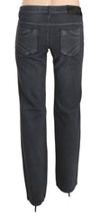Costume National Graue Low Waist Straight Denim Hose Jeans
