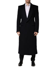 Dolce &amp; Gabbana – Schwarze, einreihige Trenchcoat-Jacke