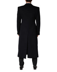 Dolce &amp; Gabbana – Schwarze, einreihige Trenchcoat-Jacke