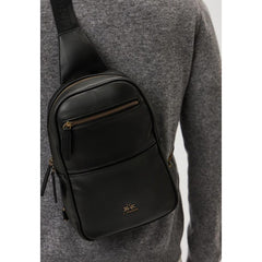 La Martina Zwarte Polyetheen Crossbodytas