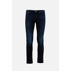 Gas Blauwe Katoenen Slim Fit Jeans