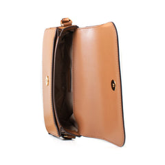 Michael Kors braune Leder-Umhängetasche