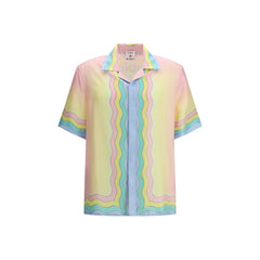 Casablanca Multicolor Zijden Overhemd Met Patroon