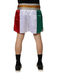Dolce & Gabbana Multicolor Italia Polyester Bermudashort