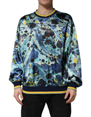 Dolce & Gabbana Trui met veelkleurige marmerprint