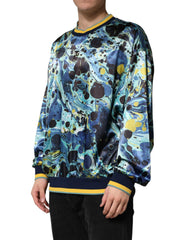 Dolce & Gabbana Trui met veelkleurige marmerprint