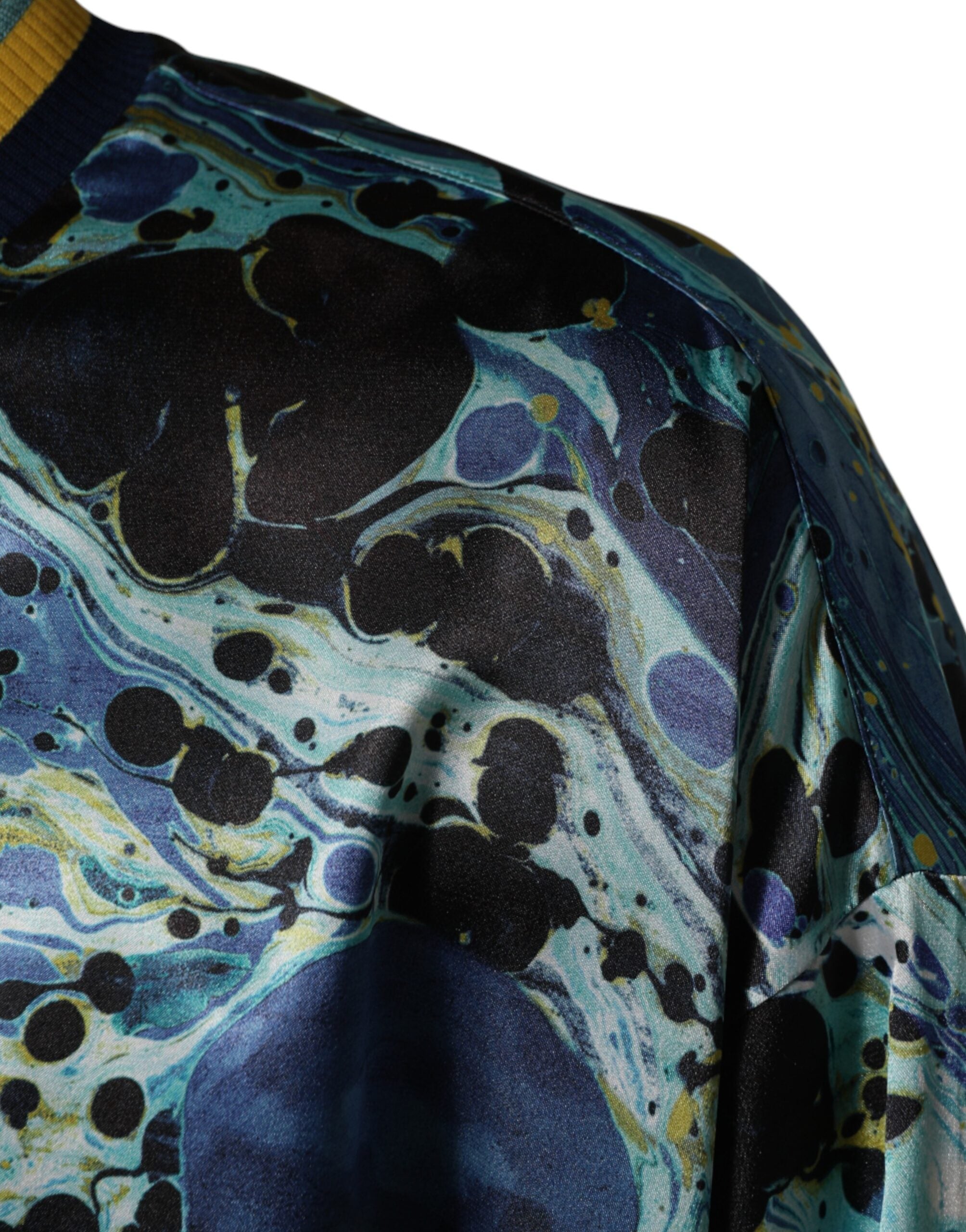 Dolce & Gabbana Trui met veelkleurige marmerprint