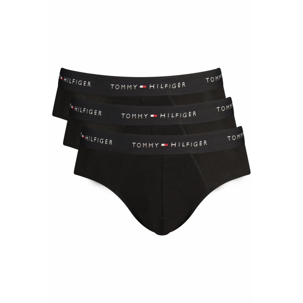 Tommy Hilfiger Schwarze Herrenslips aus Baumwolle
