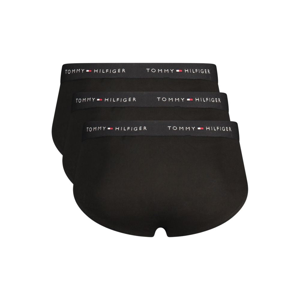 Tommy Hilfiger Schwarze Herrenslips aus Baumwolle