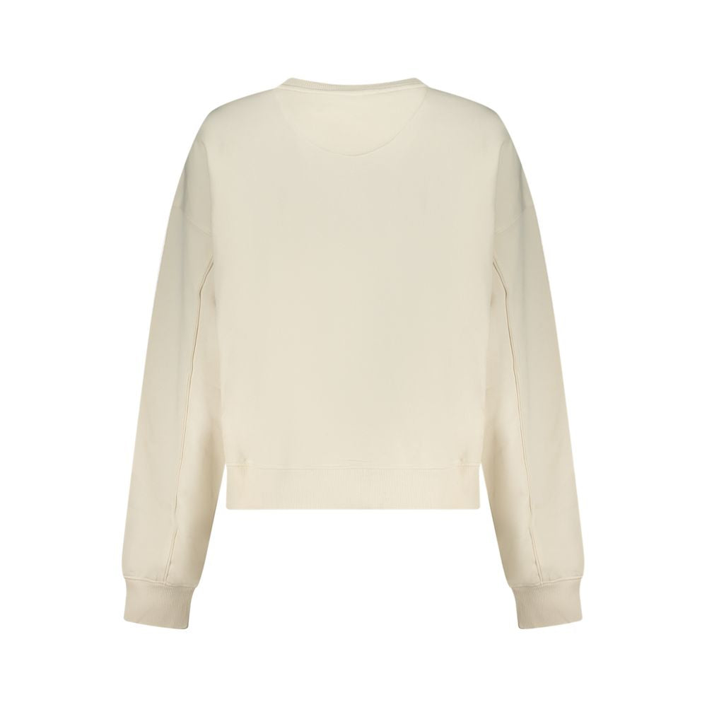 Guess Jeans Weißes Baumwoll-Damen-Sweatshirt