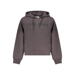 Pepe Jeans Black Cotton Women Sweatshirt