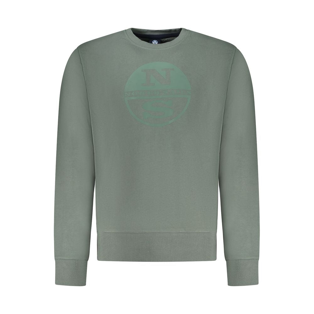 North Sails Verde Cotton Men Sweatshirt