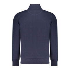 North Sails Blue Cotton Men Sweatshirt