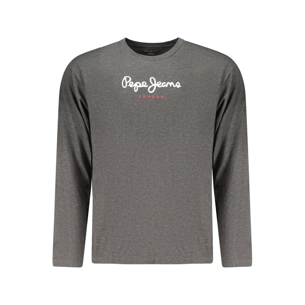 Pepe Jeans Grigio Baumwoll-Herren-T-Shirt