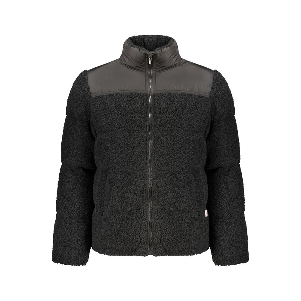 Rifle Schwarze Polyester Herrenjacke