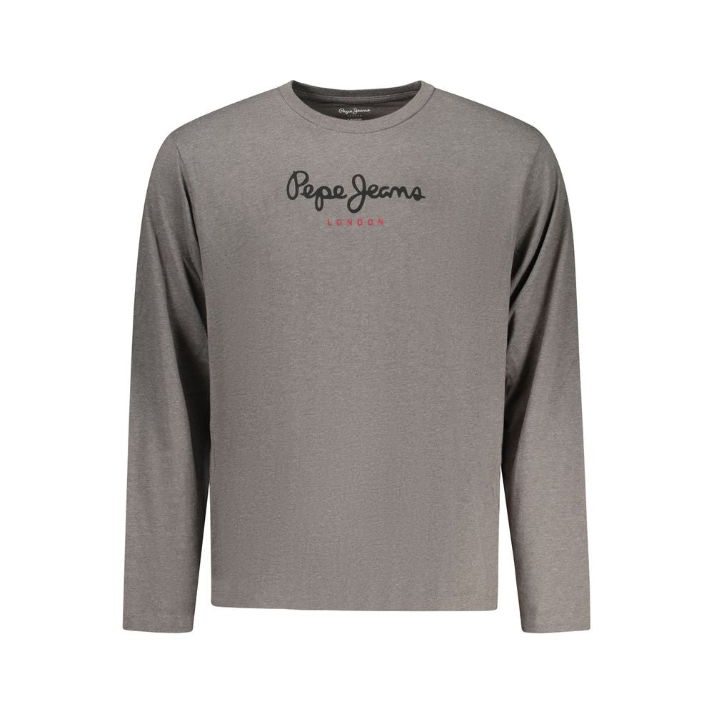 Pepe Jeans Grigio Baumwoll-Herren-T-Shirt