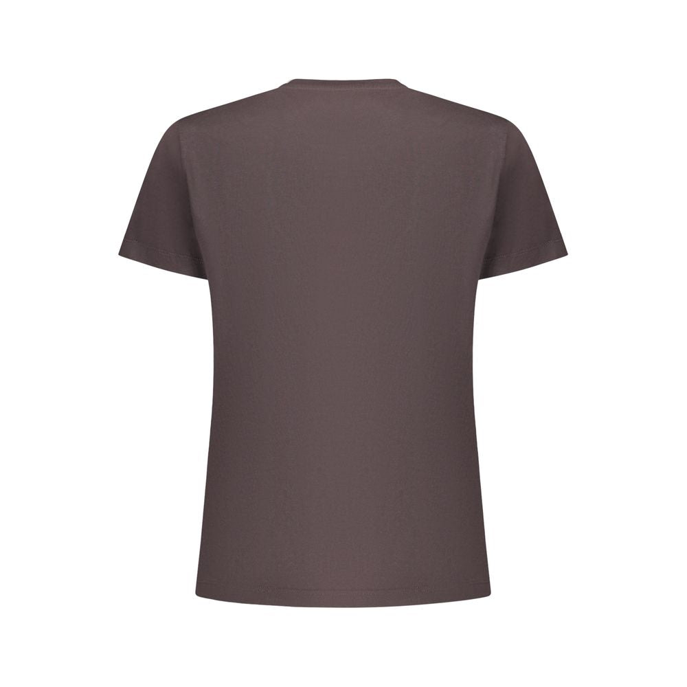 Pepe Jeans Schwarzes Damen-T-Shirt aus Baumwolle