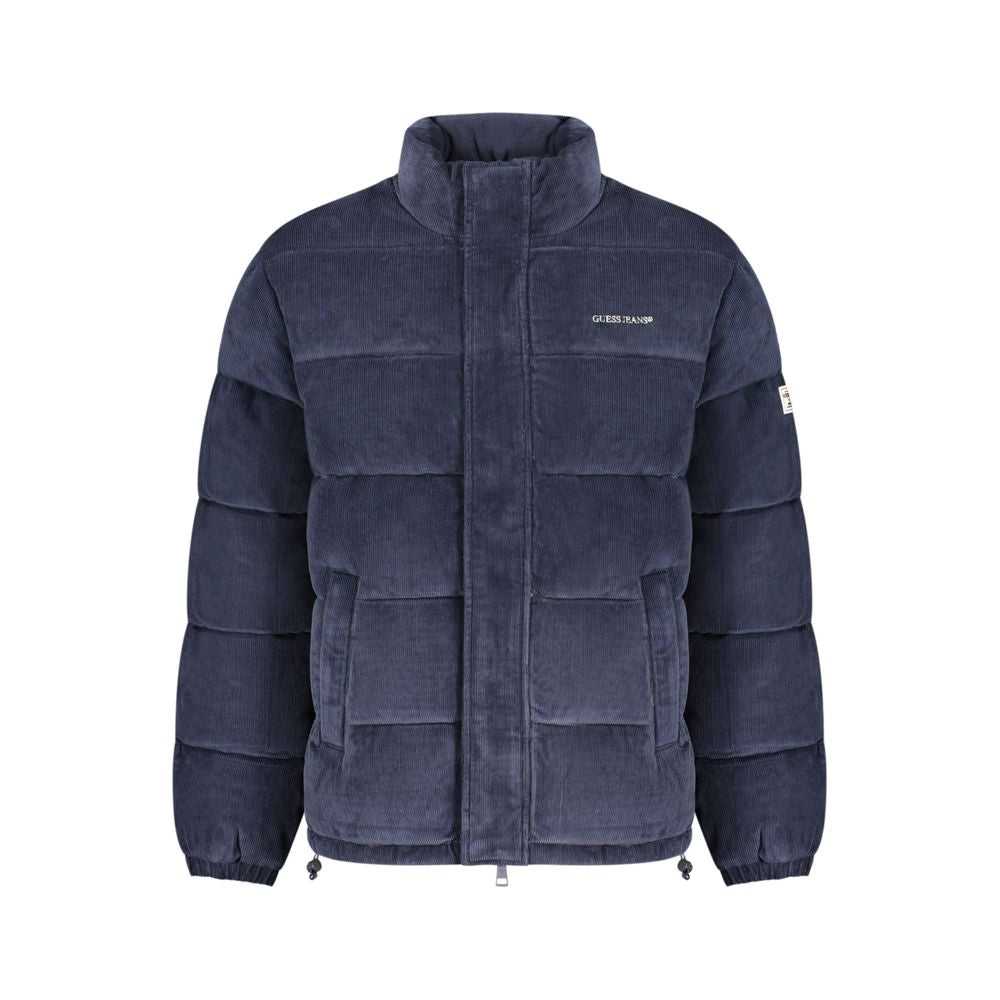 Guess Jeans Blaue Polyester-Herrenjacke
