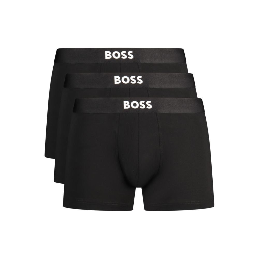 Hugo Boss Schwarze Boxershorts aus Baumwolle für Herren