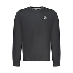 North Sails Schwarzes Baumwoll-Herren-Sweatshirt