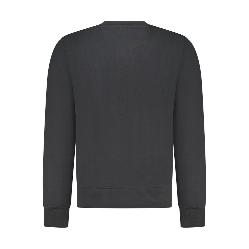 North Sails Schwarzes Baumwoll-Herren-Sweatshirt