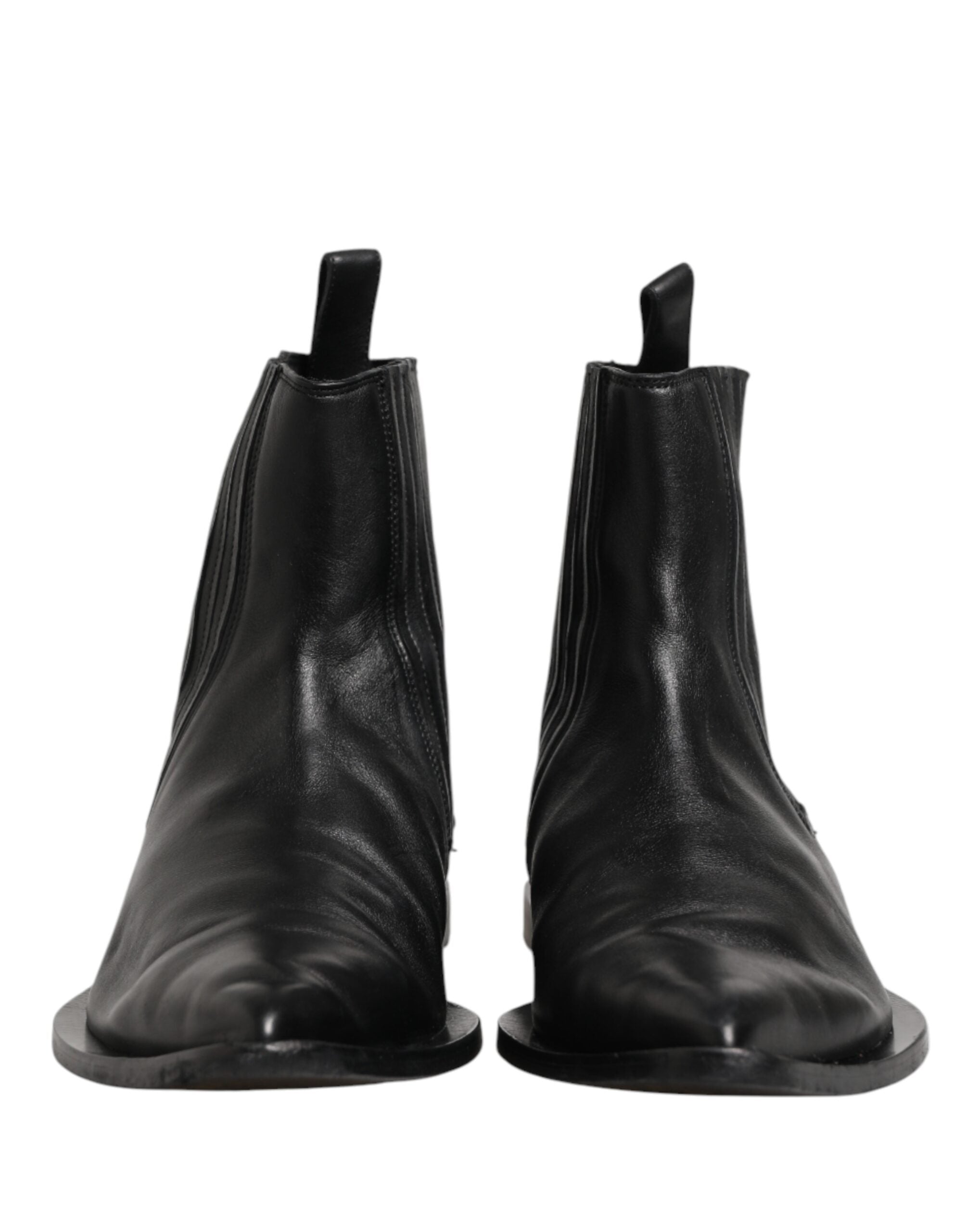 Dolce & Gabbana Chelsea Boots für Herren, Schwarz, kurze Stiefeletten