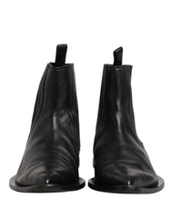 Dolce & Gabbana Chelsea Boots für Herren, Schwarz, kurze Stiefeletten