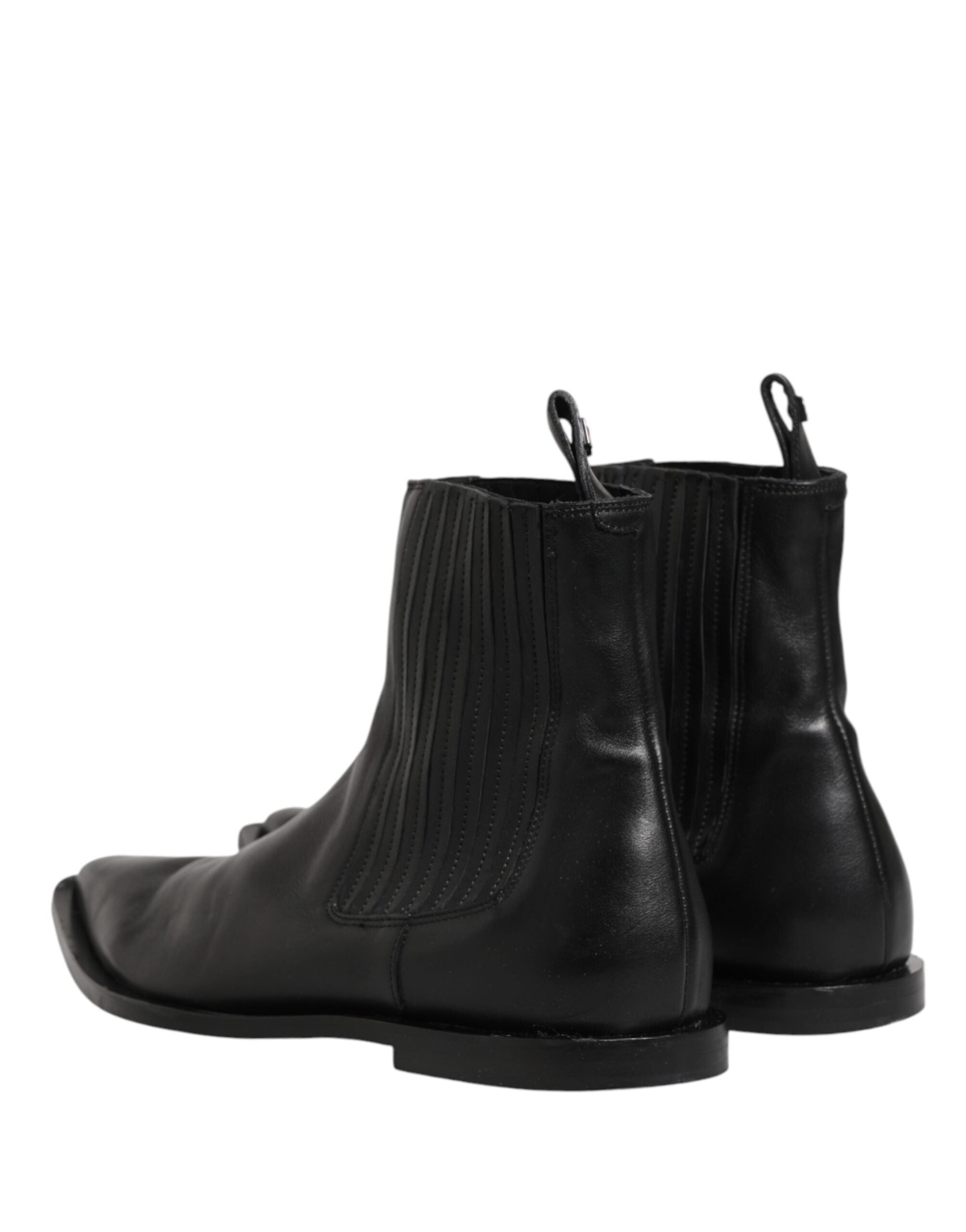 Dolce & Gabbana Chelsea Boots für Herren, Schwarz, kurze Stiefeletten
