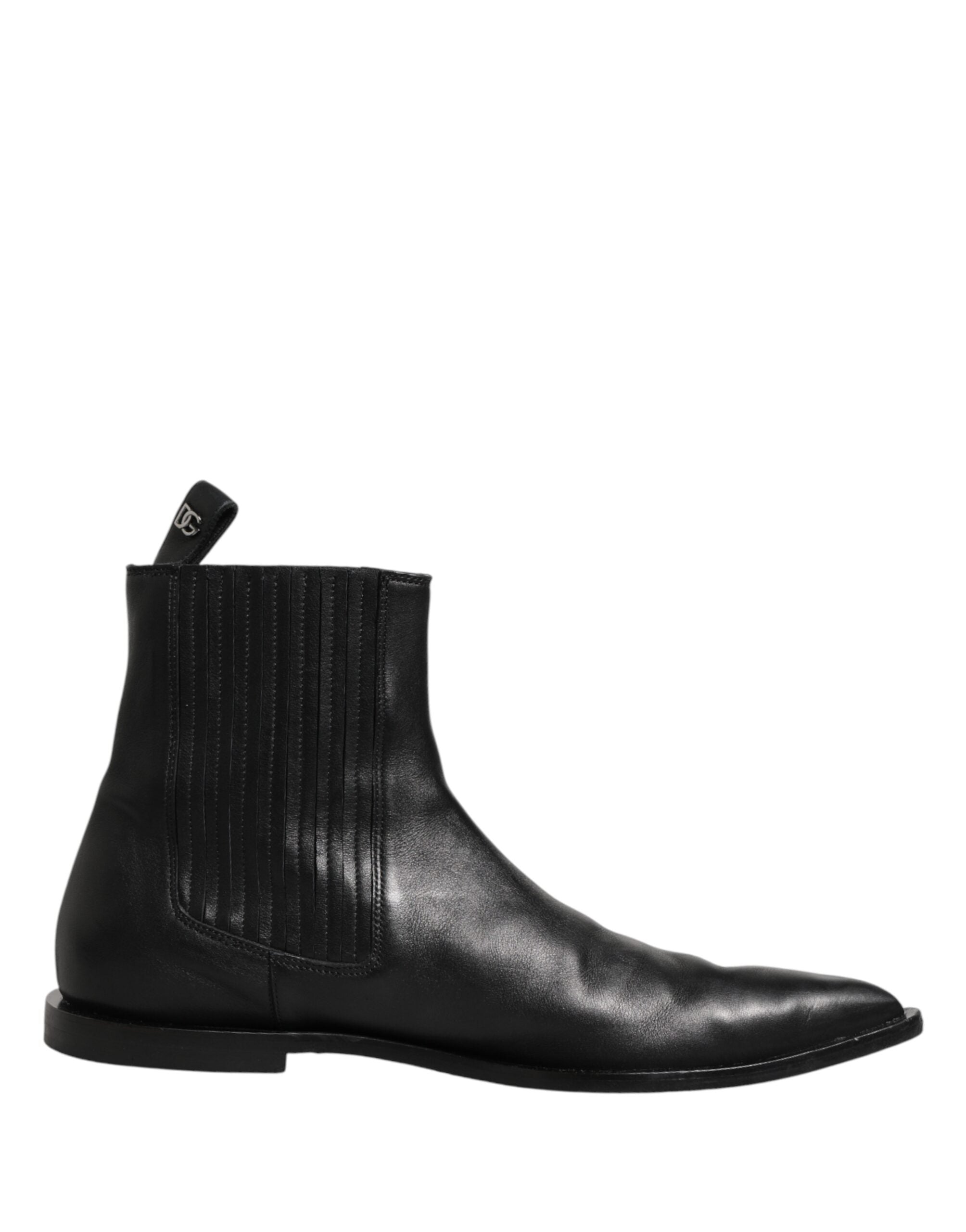 Dolce & Gabbana Chelsea Boots für Herren, Schwarz, kurze Stiefeletten