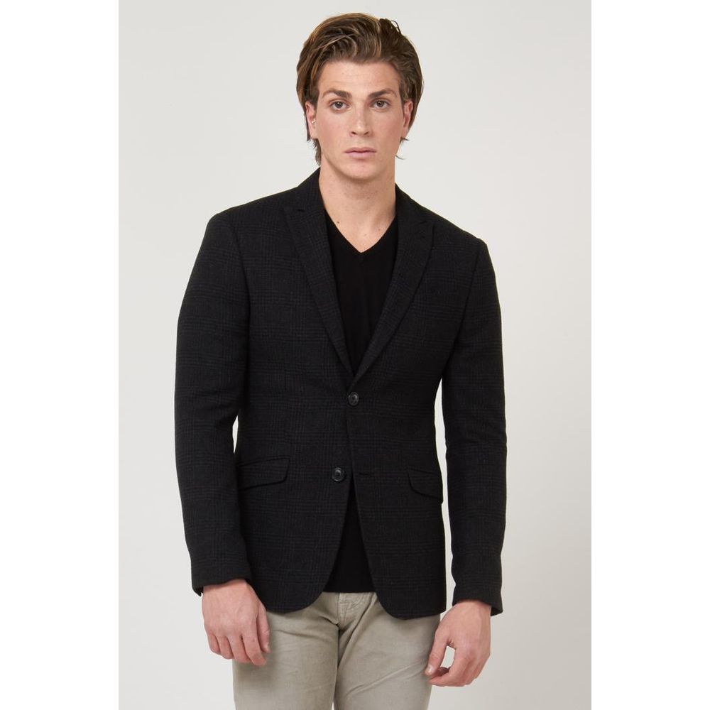 Gas Zwarte Polyester Blazer