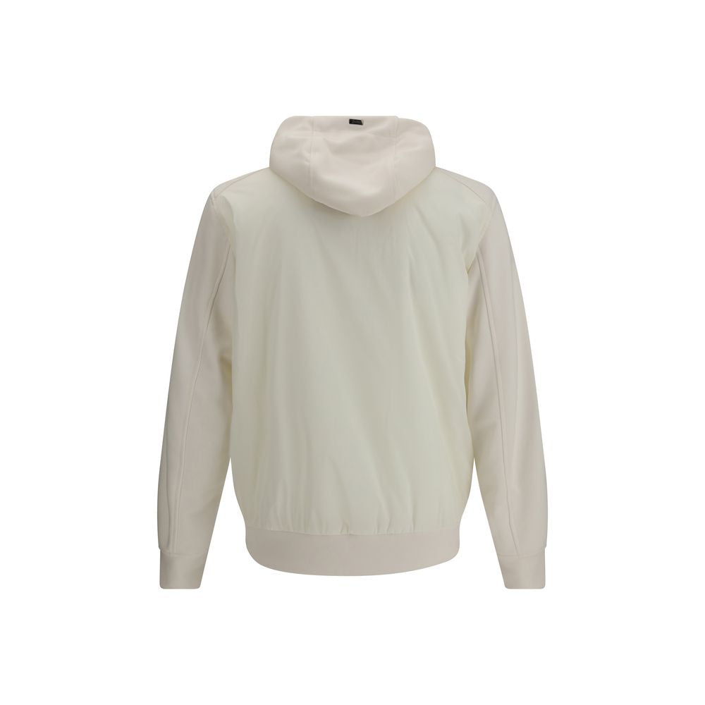 Herno Weiße Polyamid-Shelljacke