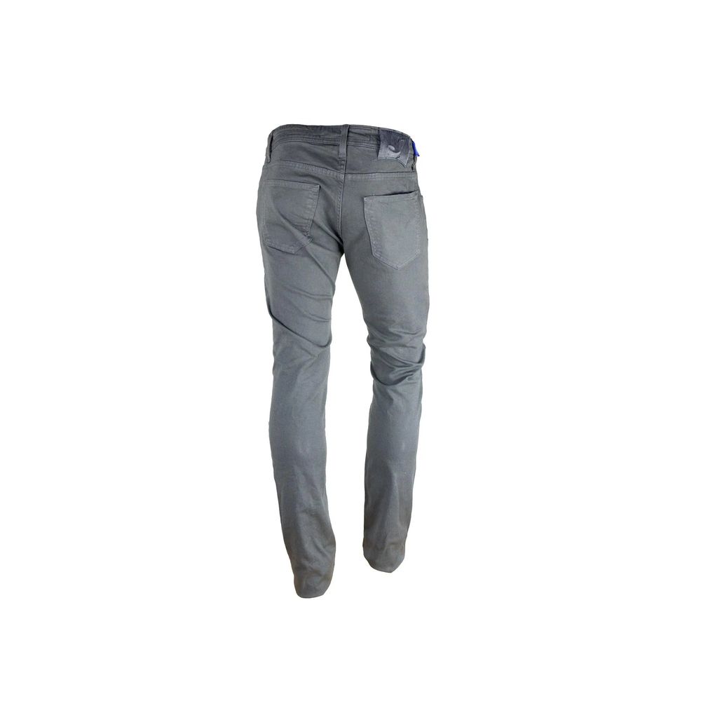 Jacob Cohen Grijze Slim Fit Jeans van Katoen