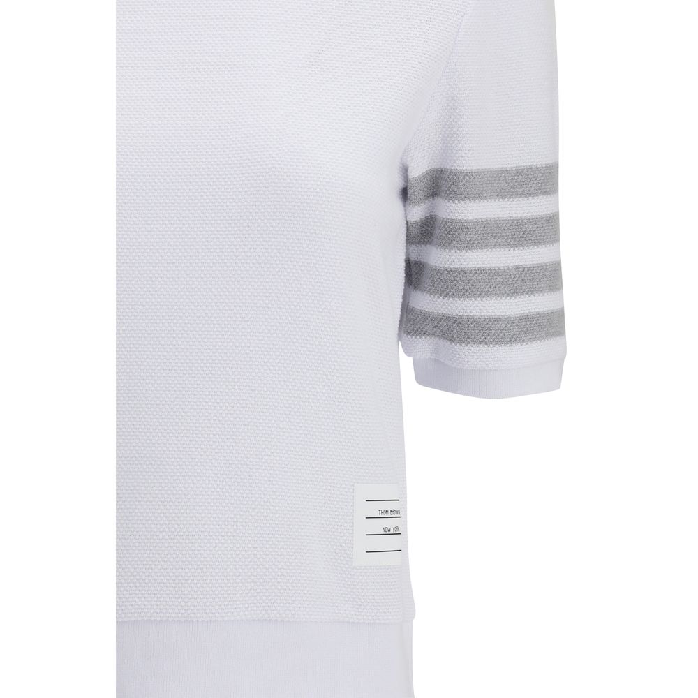 Thom Browne Weiße Baumwoll-Sportkleidung