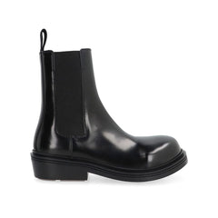 Bottega Veneta Black Calfskin Ankle Boots