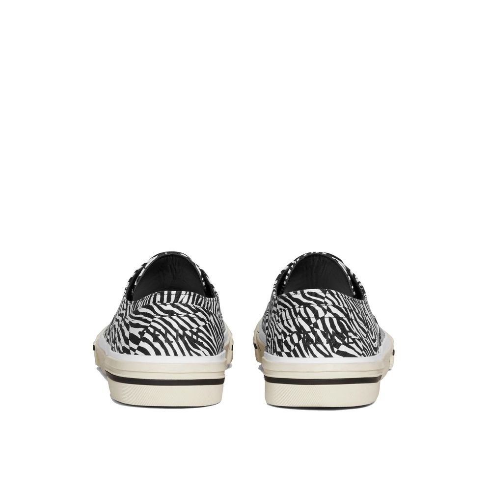 Celine Black Canvas Sneakers
