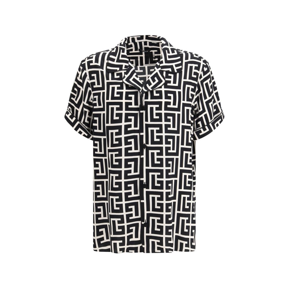 Balmain Multicolor Viscose Top Nachtkleding