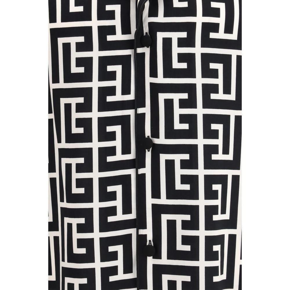 Balmain Multicolor Viscose Top Nachtkleding
