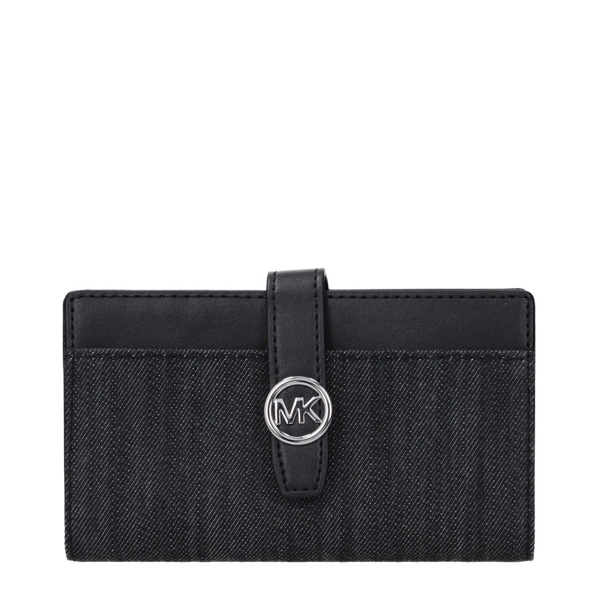 Michael Kors Schwarzes Stoffportemonnaie