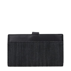 Michael Kors Schwarzes Stoffportemonnaie