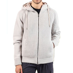 Herno Grijze wollen bomber