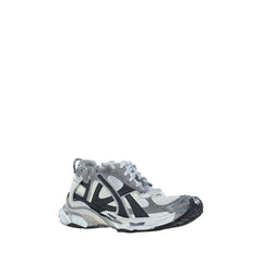 Balenciaga Gray Polyurethane Athletic Sneakers