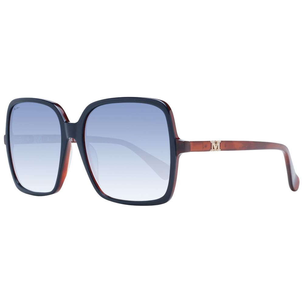 Max Mara Blauwe Kunststof Zonnebril