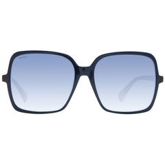 Max Mara Blauwe Kunststof Zonnebril