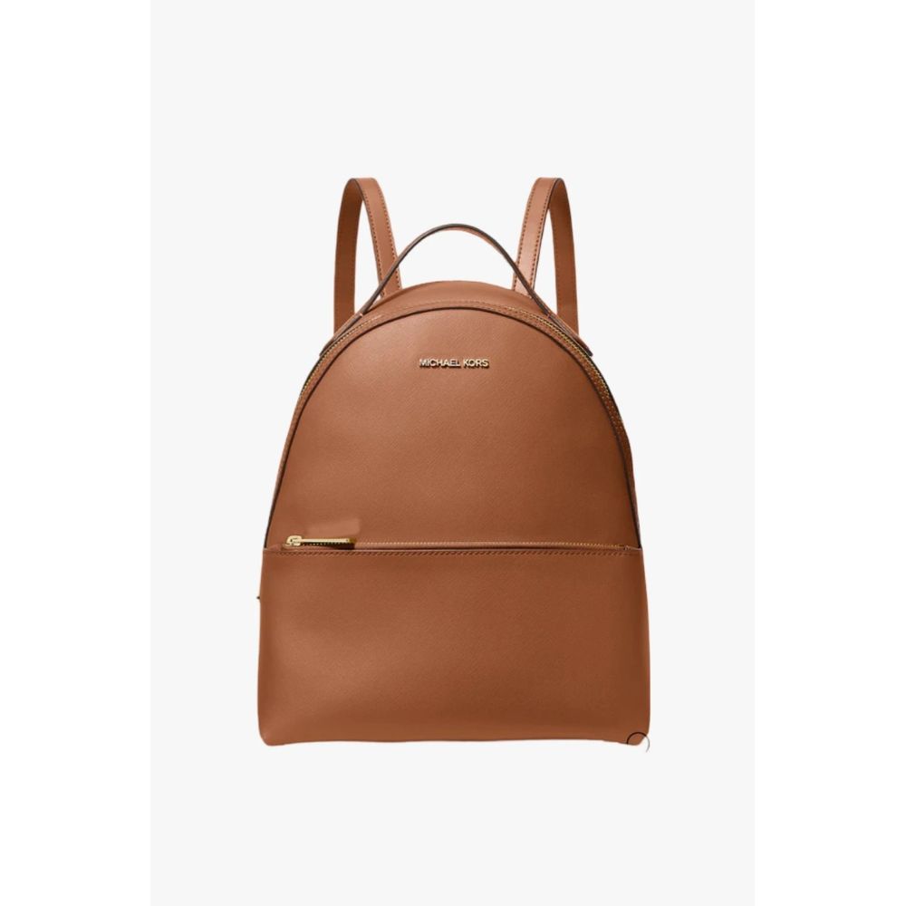Michael Kors Brauner Lederrucksack