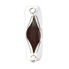 Michael Kors White Leather Shoulder Bag
