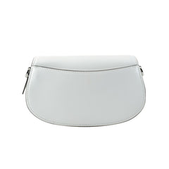 Michael Kors Weiße Leder-Schultertasche