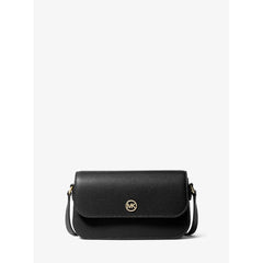 Michael Kors Zwart Leren Crossbody Tas