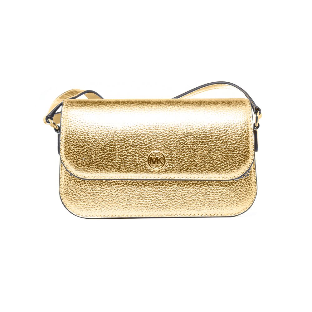 Michael Kors Crossbody-Tasche aus goldenem Leder