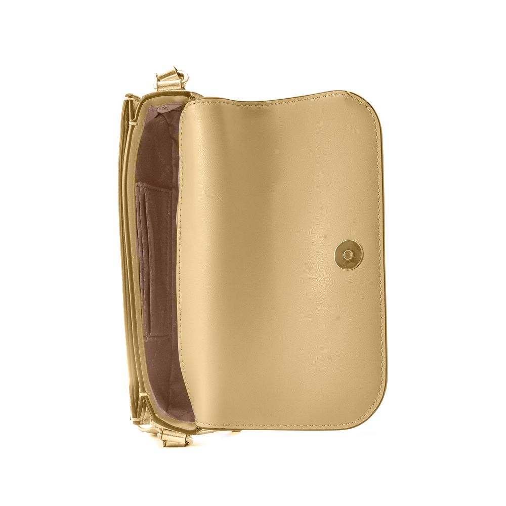 Michael Kors Crossbody-Tasche aus goldenem Leder
