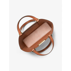 Michael Kors Bruine Leren Tote Tas